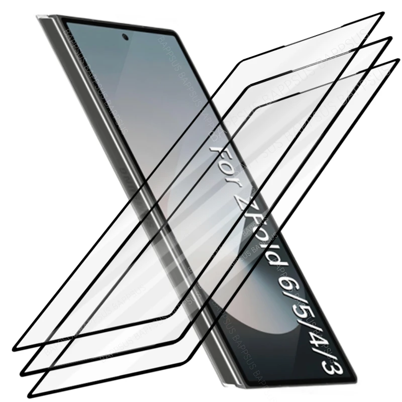 For Samsung Galaxy Z Fold 6 5 4 3 Tempered Glass For Samsung ZFold6 ZFold5 ZFold 4 3 5G Screen Protector Protective Glass Film