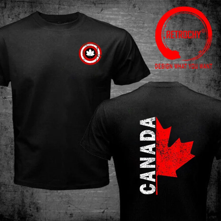 Funny Design I Love Canada Independence Day Canadian Maple Leaf  Shirt Men Fashion Trendy Casual Clothing Stylish Tops Tee Shirt
