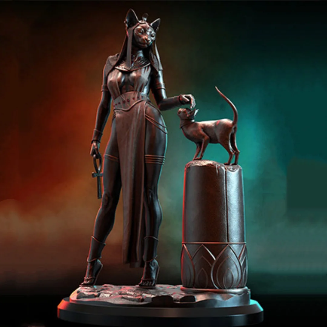 

1/24 Scale Resin Figure Model Kit Mysterious Cat Woman Nsfw Unassembled and Unpainted 3D printing DIY toy