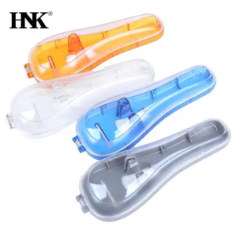 1pcs 휴대용 남자 면도날 홀더 상자 휴대용 블루 여행 면도기 홀더 상자 케이스 면도기