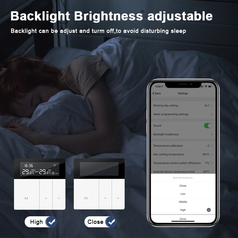 Tuya WiFi Smart termostato riscaldamento elettrico a pavimento caldaia ad acqua/Gas temperatura telecomando settimanale programmabile