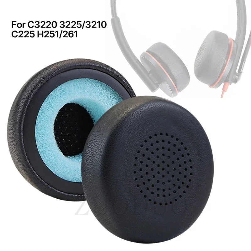 

Replacement Earpads Cushion for Plantronics Blackwire C3220 3225/3210 C225 H251/261 Headphones Earmuff Earphone Sleeve Headset