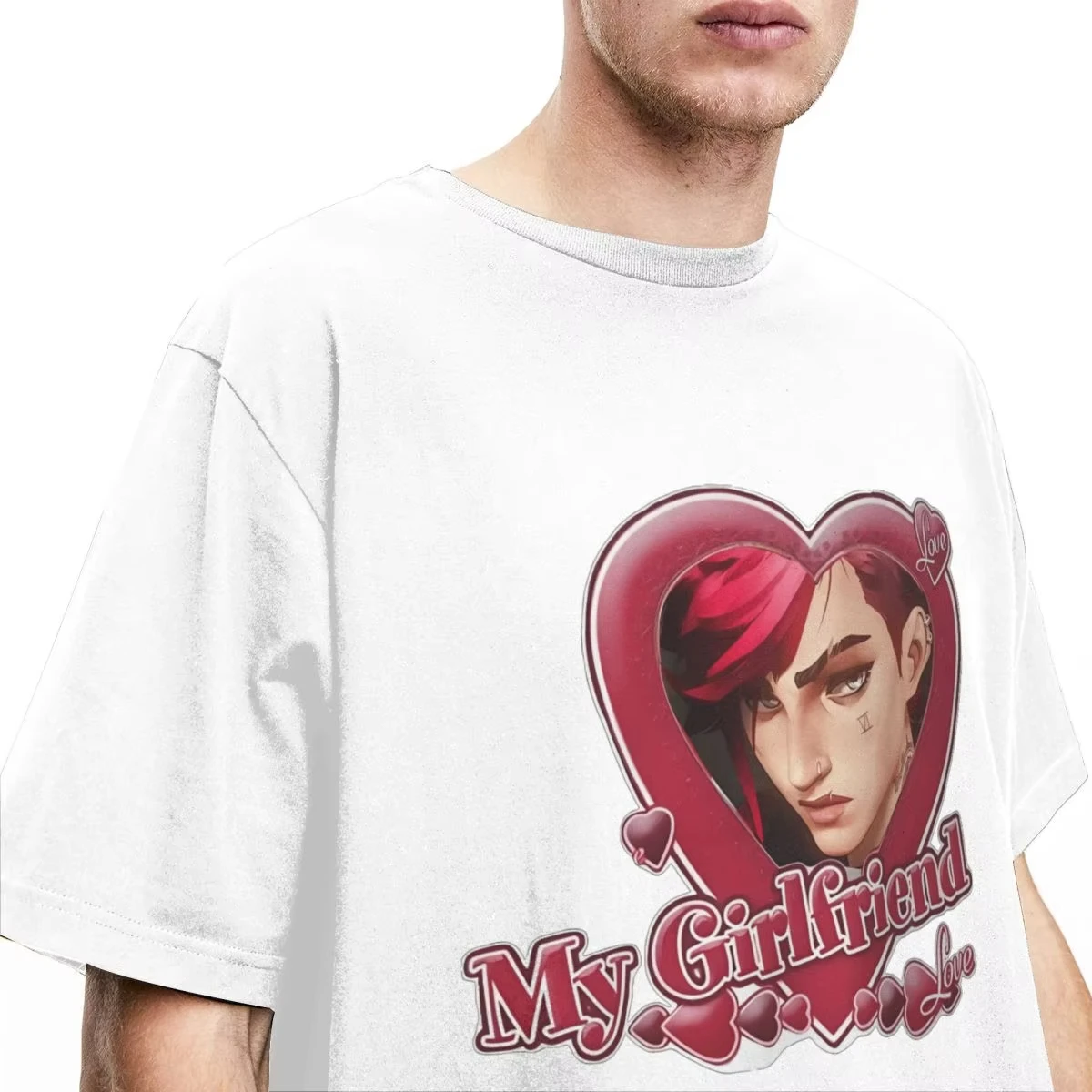 رجل تي شيرت السادس غامض تي شيرت محب أنا أحب صديقتي الصيف تي شيرت رهيبة طباعة ملابس علوية من القطن هدية عيد ميلاد بلايز المحملة