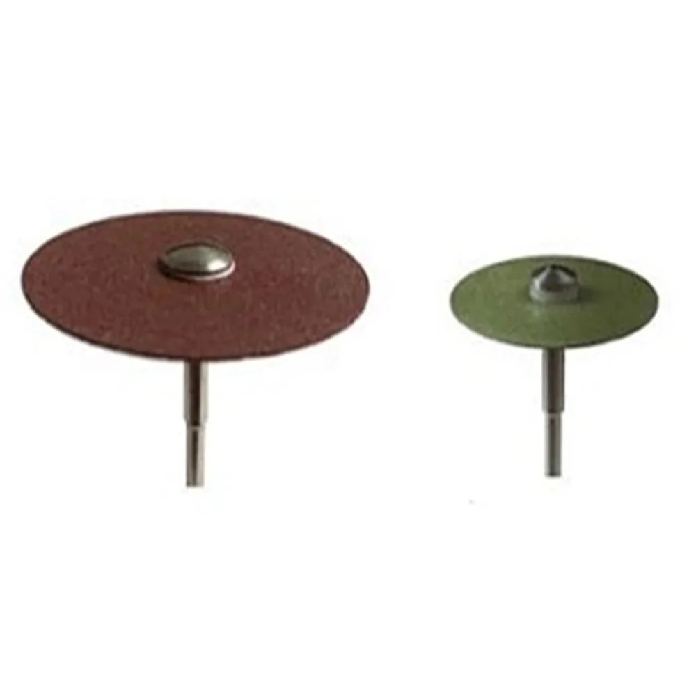 100Pcs Dental Lab Ultra Thin Separating Disc Abrasives 22×0.2mm,38×0.7mm for Metal Ceramic Crown Cutting Polishing