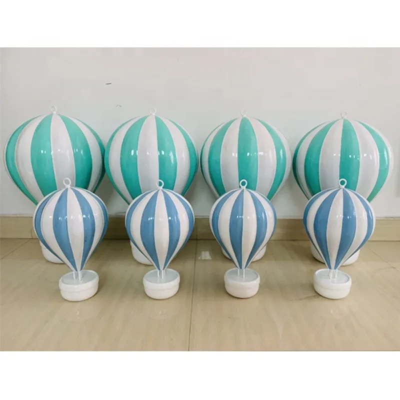 

Hot-sale Small Hanging Indoor Decor Fiberglass Hot-air Balloons for Wedding Party/Shops Decoration