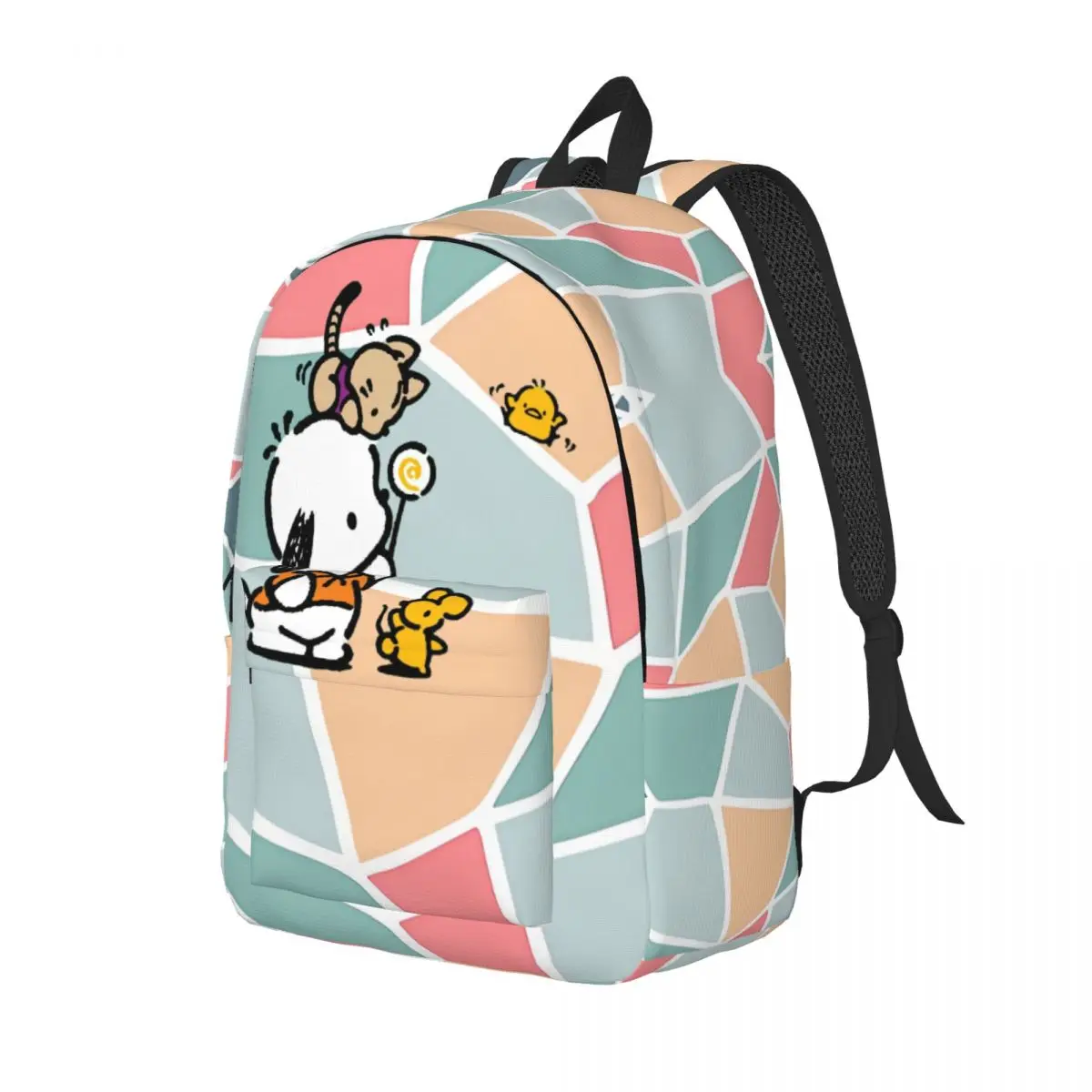 Portable Disney Exclusive Handbag Office Work School Retro Washable Pochacco Girl Boy Handbag Birthday Gift