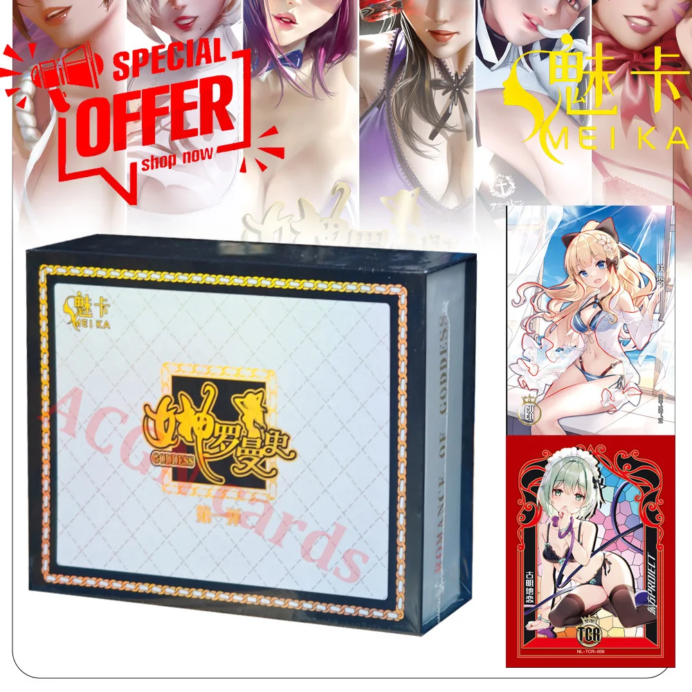 

Special Price Goddess Romance Goddess Story Cards Anime Girls Swimsuit Bikini Feast Booster Box Children Game Toys