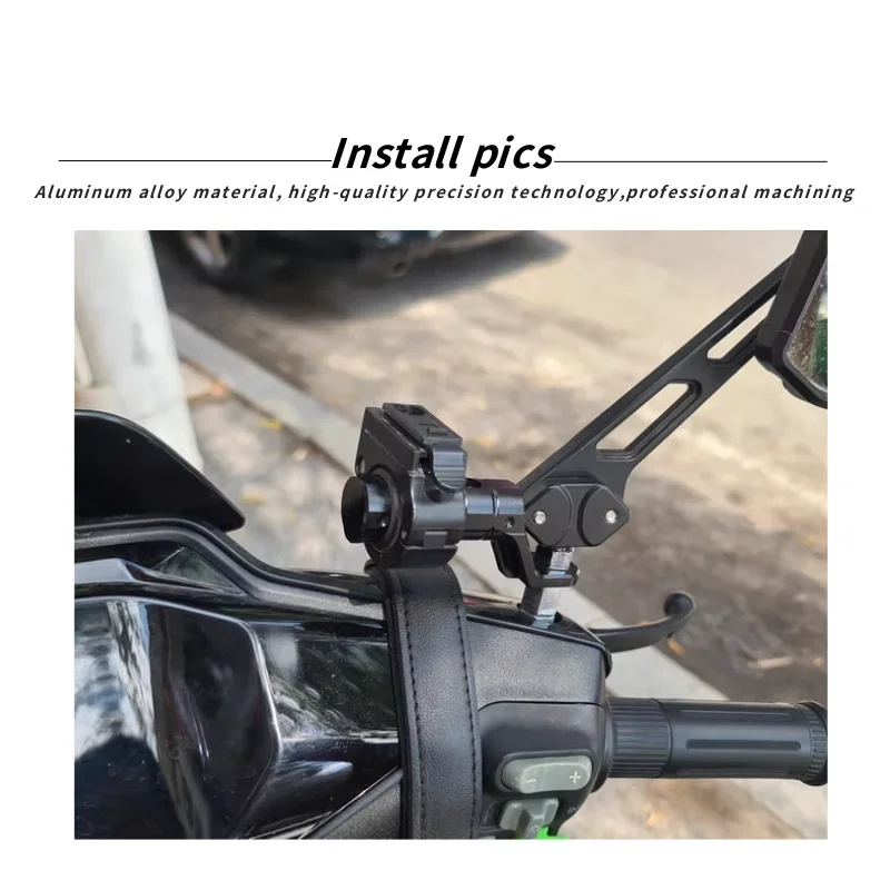 For KYMCO RKS150/Racing X150/H150 modification accessories, mirror base extension rods, extension navigation brackets