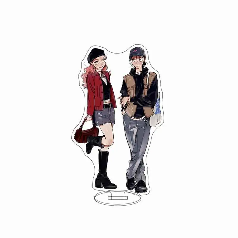 16CM Anime Acrylic Stand The Guy She Was Interested In Wasn't a Guy at All‌ Koga Mizuki‌ Aya Osawa‌ Cos Figure Ornaments Gifts - view 4
