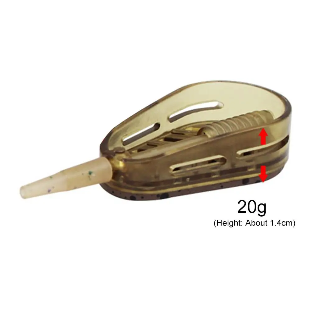 سمك الشبوط الصيد الطعم قفص إغراء حامل انفجار السنانير سلة طريقة المغذية (20 جرام)