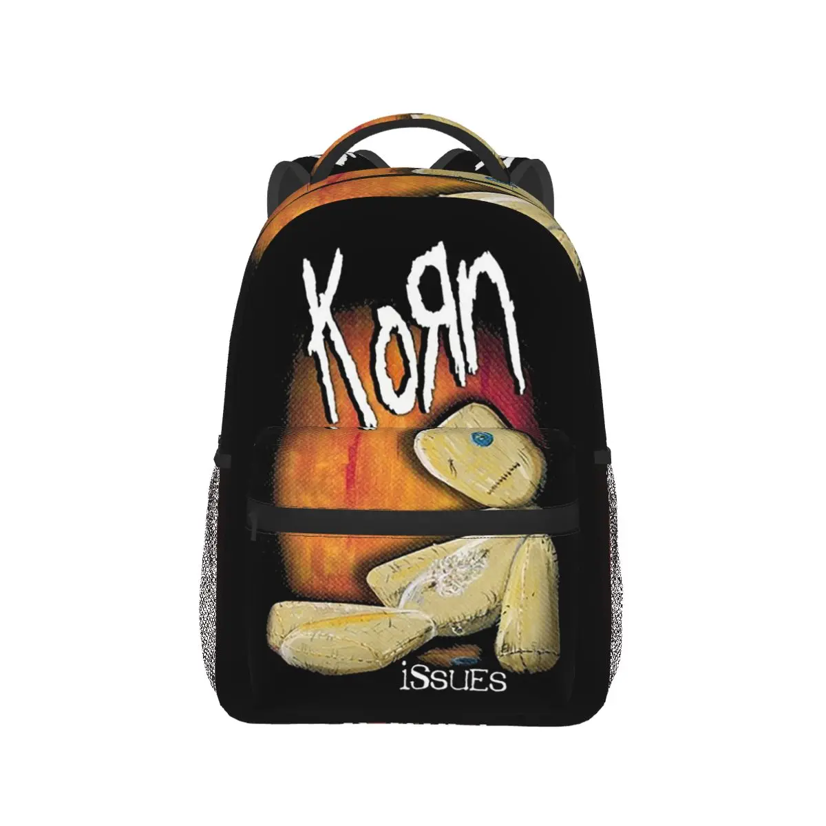 Korn Rock Band Logo Tour Backpack Hot Sale Daypack Large Capacity Boys Girls BookBag School Bag Shoulder Bags for Men Women