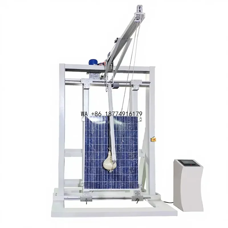 wmwmnu HOTOTECH IEC 61215 Solar Panel Drop Weight Impact Breakage Resistance Test PV Module Testing Equipment