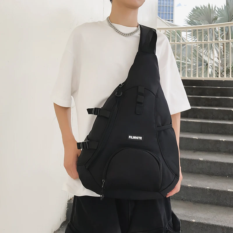 

Сумка кросс-боди для работы, Мужская модная нейлоновая спортивная сумка для отдыха, студенты часто используют однотонную наплечную сумку, мужская сумка