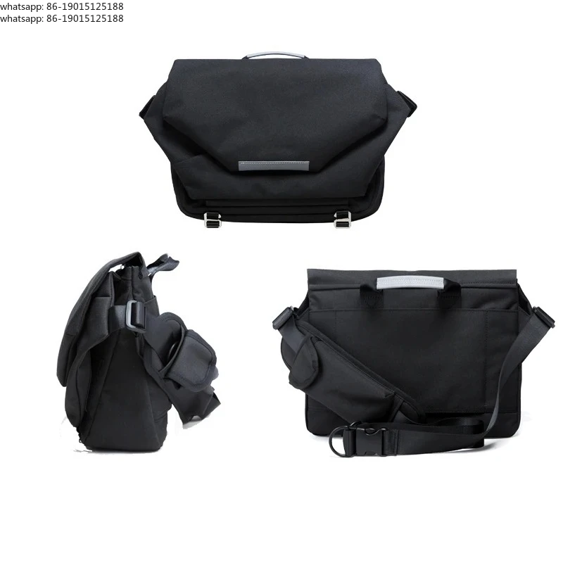 Men's large laptop crossbody bag waterproof travel crossbody bag reflective bicycle university backpack