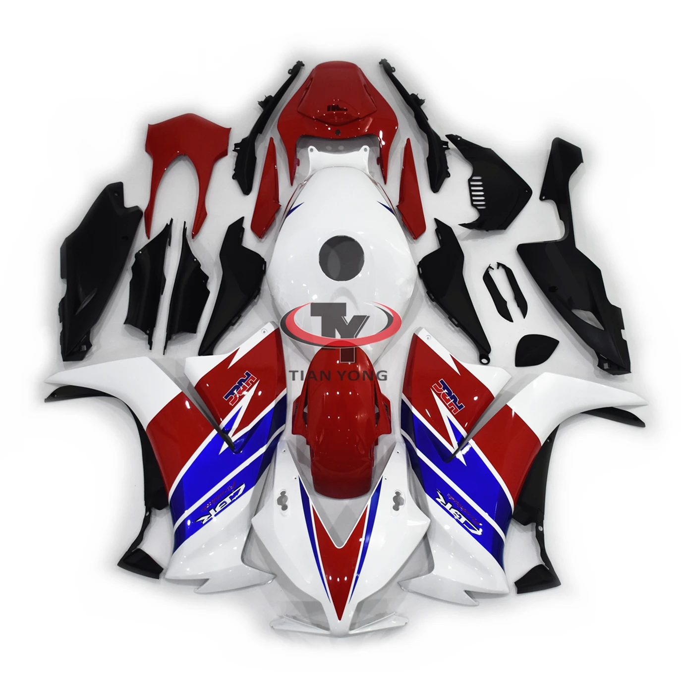 Motorcycle Full Fairing Kit For CBR1000RR 2012-2013-2014-2015-2016 CBR1000 RR Bright red white blue latte art Bodywork Cowling