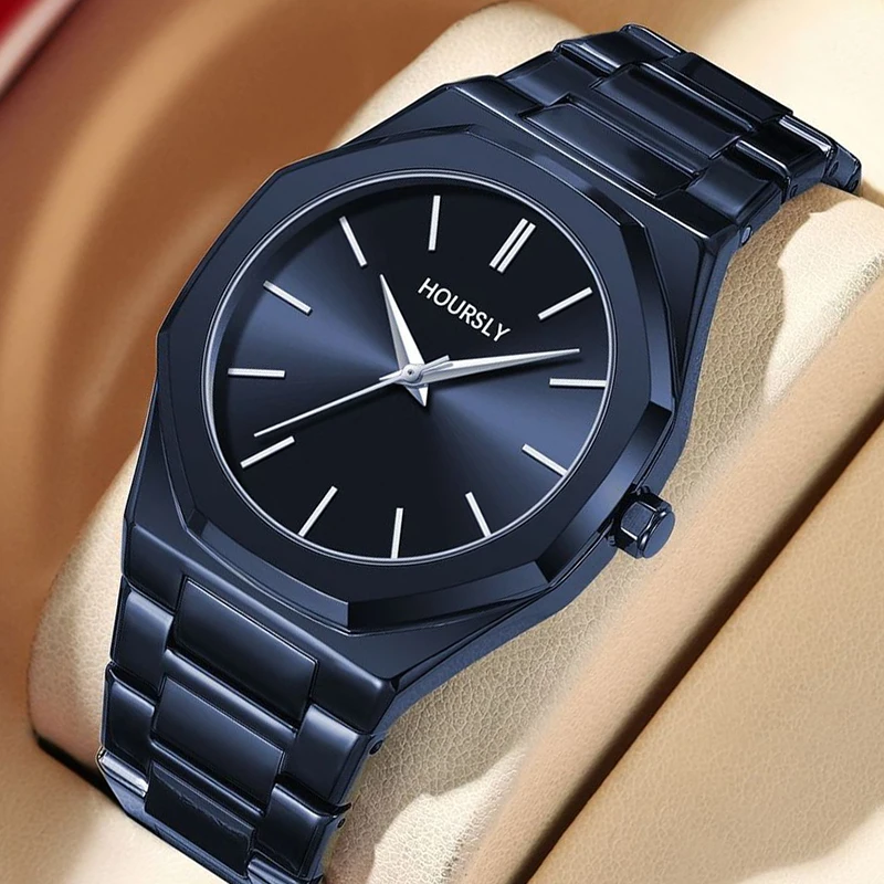 Orologi da polso al quarzo da uomo di alta qualità Orologi da uomo con cinturino in acciaio inossidabile di lusso delle migliori marche per orologio da uomo d'affari