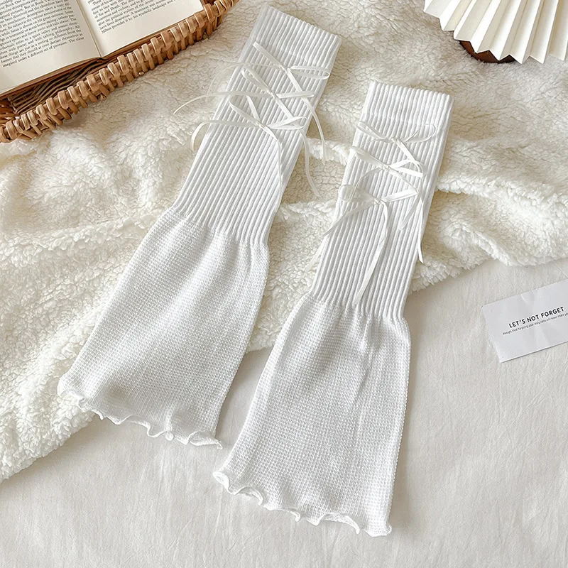 الشتاء الحلو القوس الدانتيل الجوارب Y2K القوس تصميم الحرارية التراص الكاحل الجوارب للنساء الفتيات الطبقات الجوارب الدافئة نمط الطقس البارد
