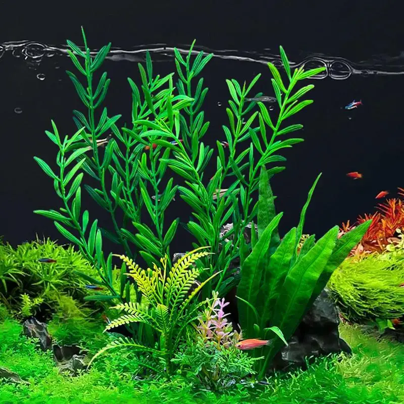 Aquarium Plants Artificial Colorful Plants For Fish Tank Pet Supplies Ornamental Products For Aquarium Hotel Sink Restaurant