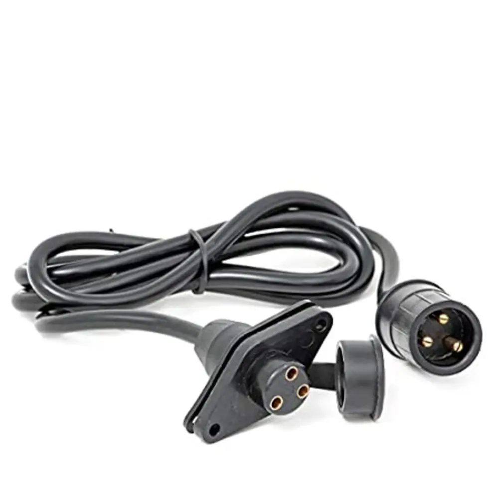 Electric Winch Remote Control with 3 Prong Connector and 3 Meter Extension Cable Designed for Off Road Recovery
