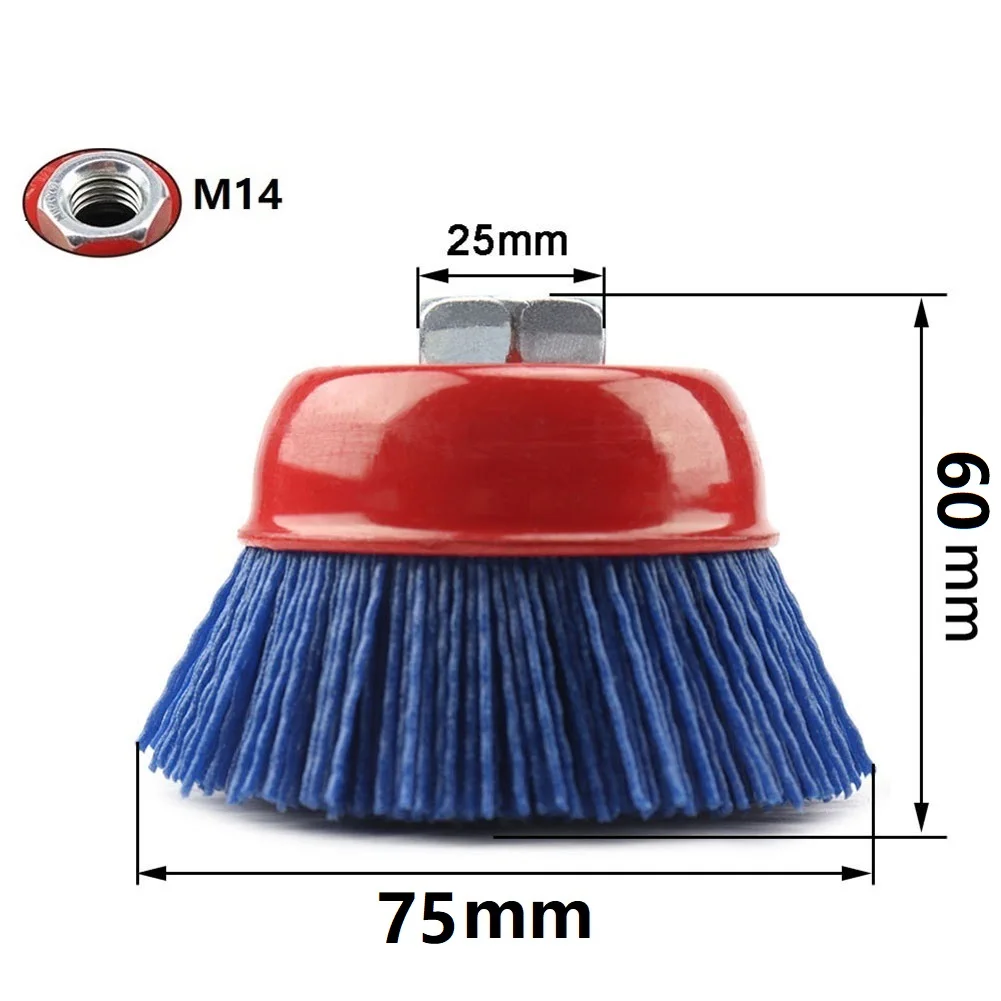 Wire Wheel Brush Cup For Metal Wood Plastic Grout Removal Polishing Scrubbing 100mm/4\