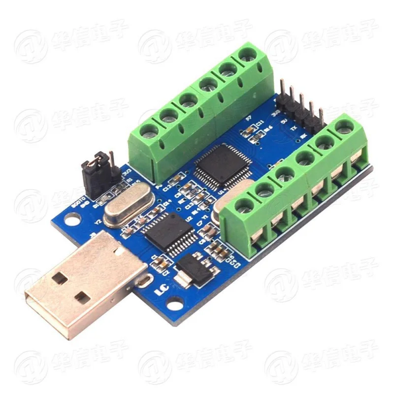 12Bit AD Sampling Data Acquisition Module USB Interface 10 Channel ADC with UART Communication STM32