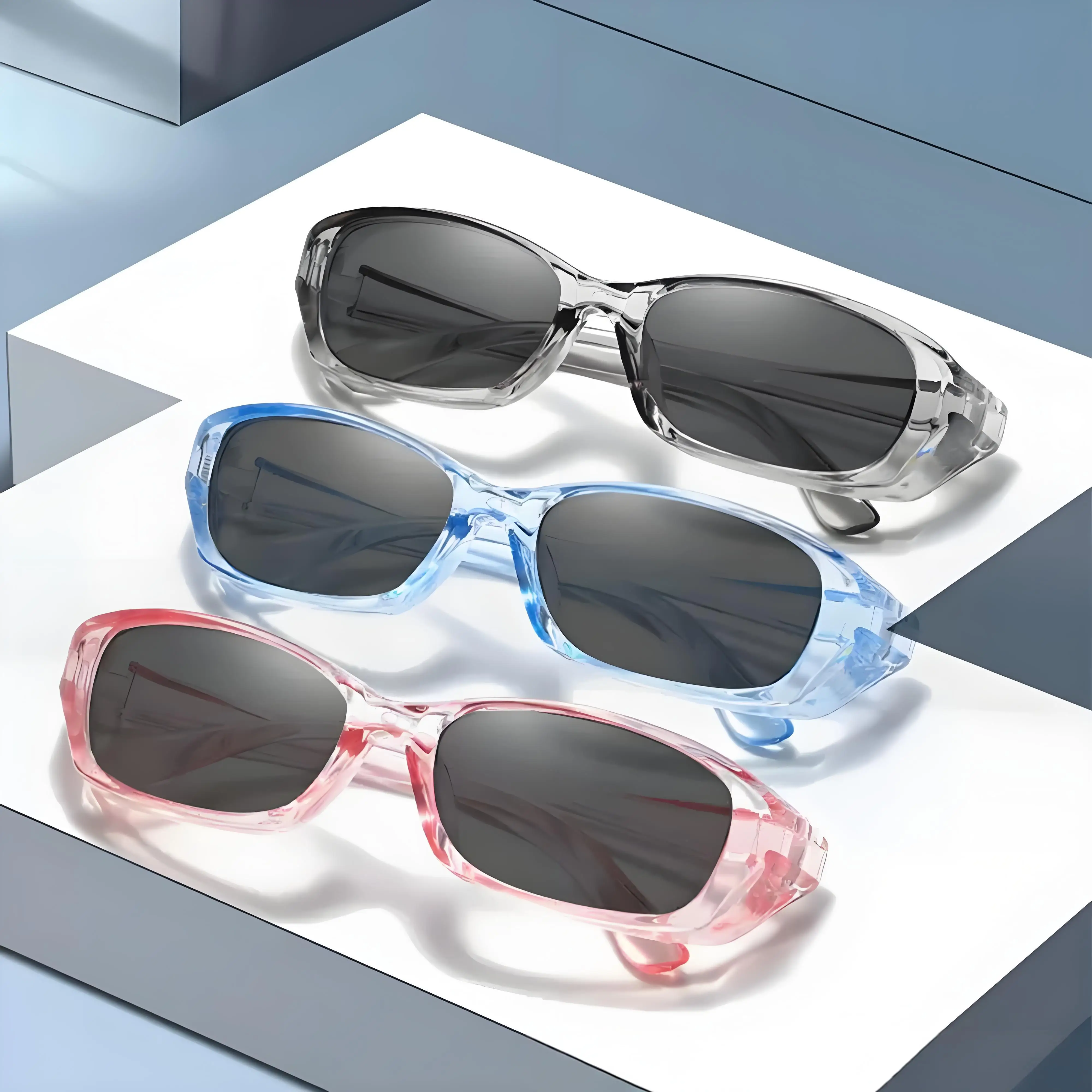 Schutzbrille, Sonnenbrille, für Herren und Damen, Anti-Pollen-Brille, Anti-UV400, winddichte Brille zum Radfahren, Fahren, gelbe Linse, KLASSNUM
