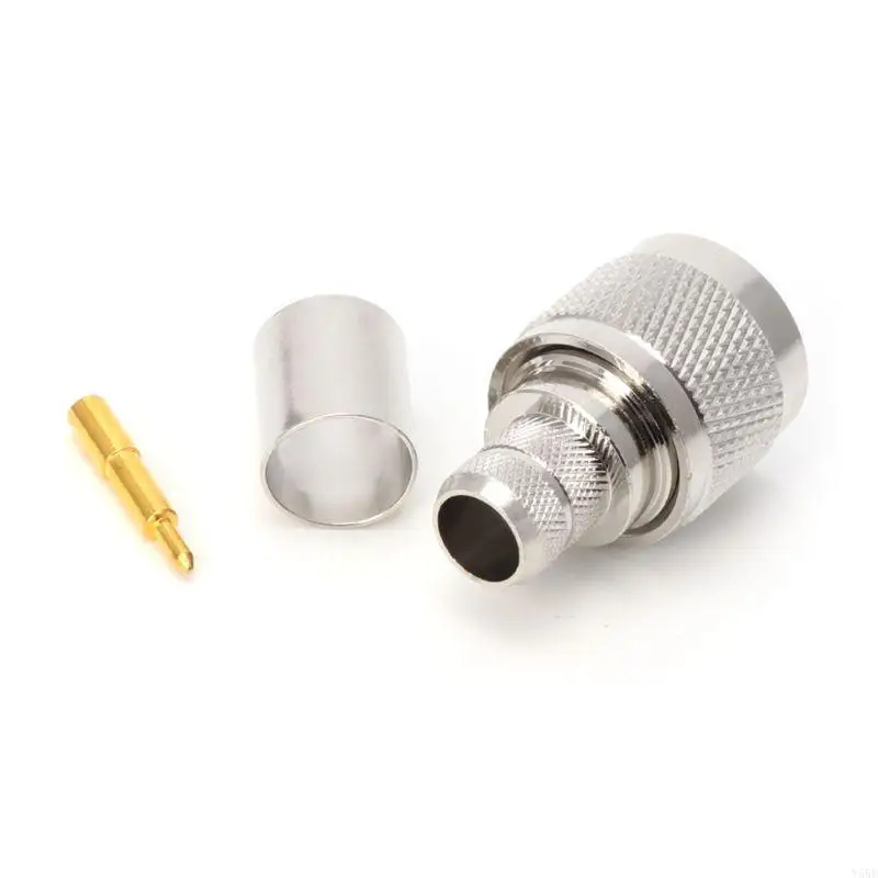 Y55E 1 Set Tipo Crimp Plug Connettore RF Adattatore convertitore coassiale per LMR400 RG8