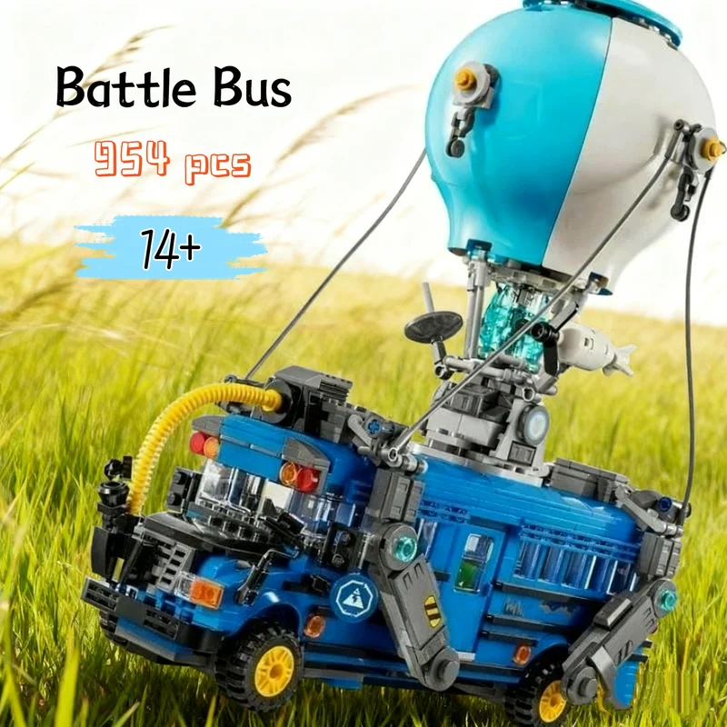 954 pièces nouveauté 77073 modèle de bataille briques blocs de construction de Bus ensemble de particules, adapté aux cadeaux de noël