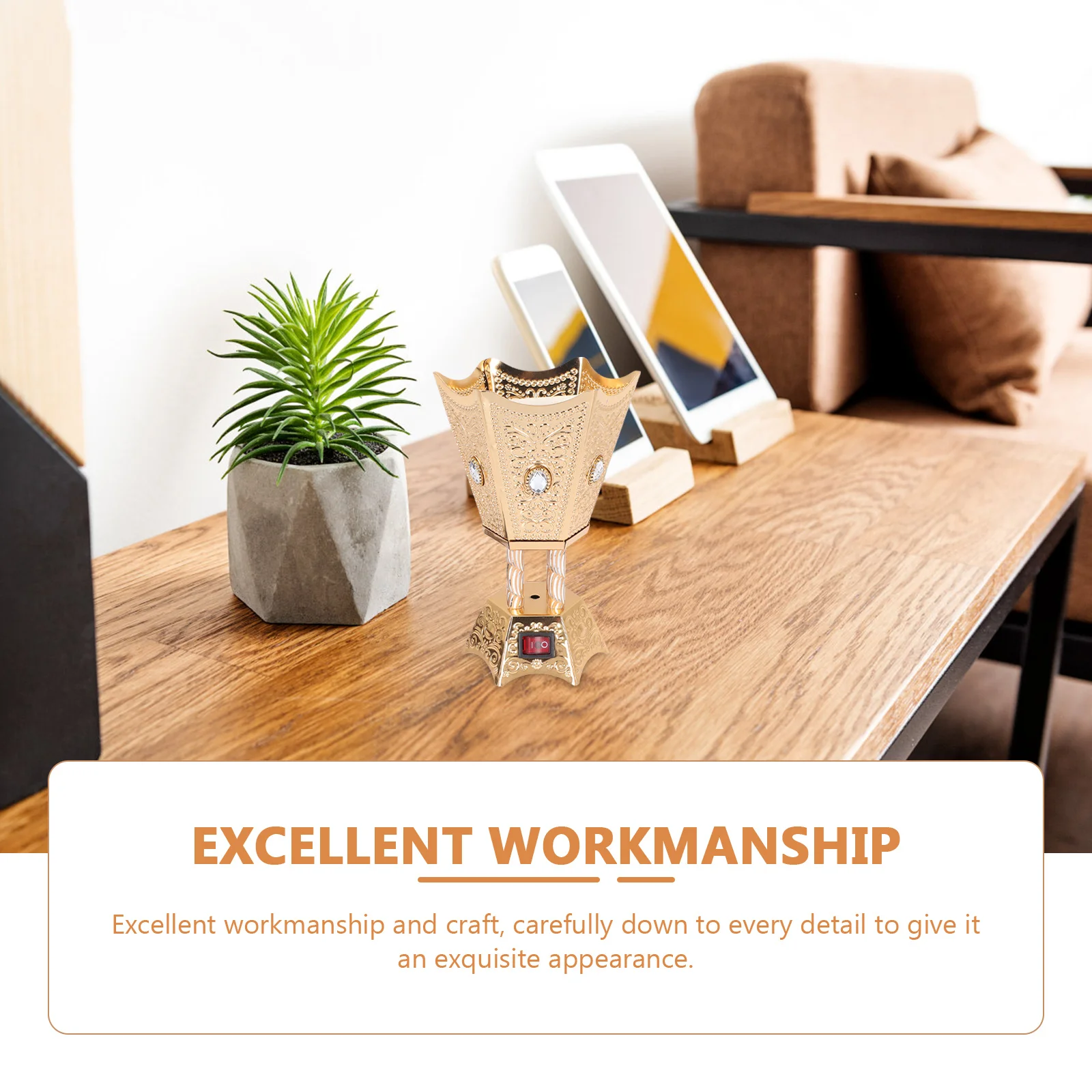 

Electric Iron Burner Electric Censer Middle Eastern Style Tabletop Ornament Desktop Decor Home Office Gift EU US UK Plug