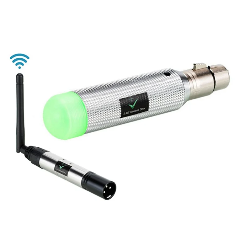 A010 الولايات المتحدة التوصيل بطارية قابلة للشحن اللاسلكية Dmx512 استقبال الإشارات DMX جهاز استقبال الإشارات إشارة نقل لاسلكية #5