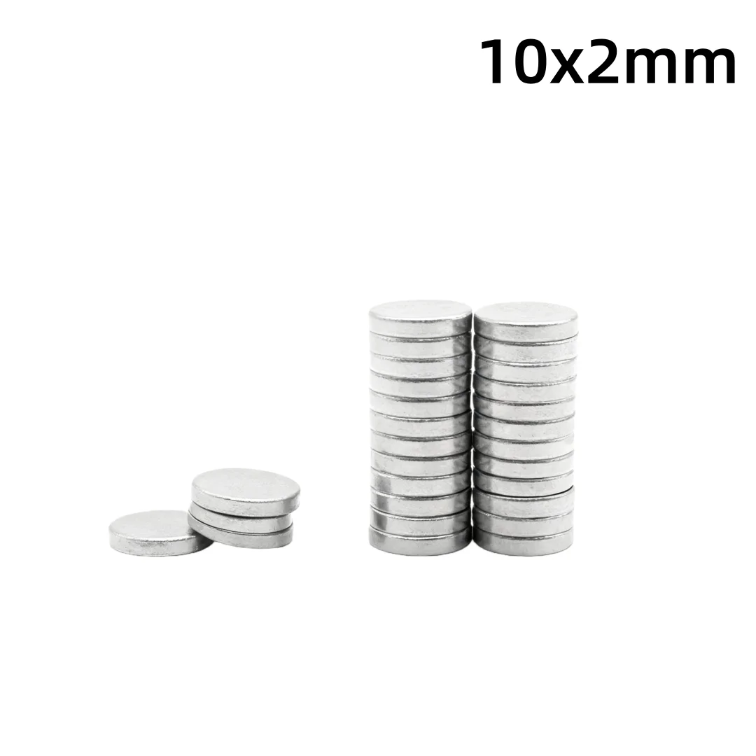 10x2mm Strong Round Magnets Powerful Magnets For Fridge, DIY, Building, Scientific, Craft, Office Magnets 10*2 10x2
