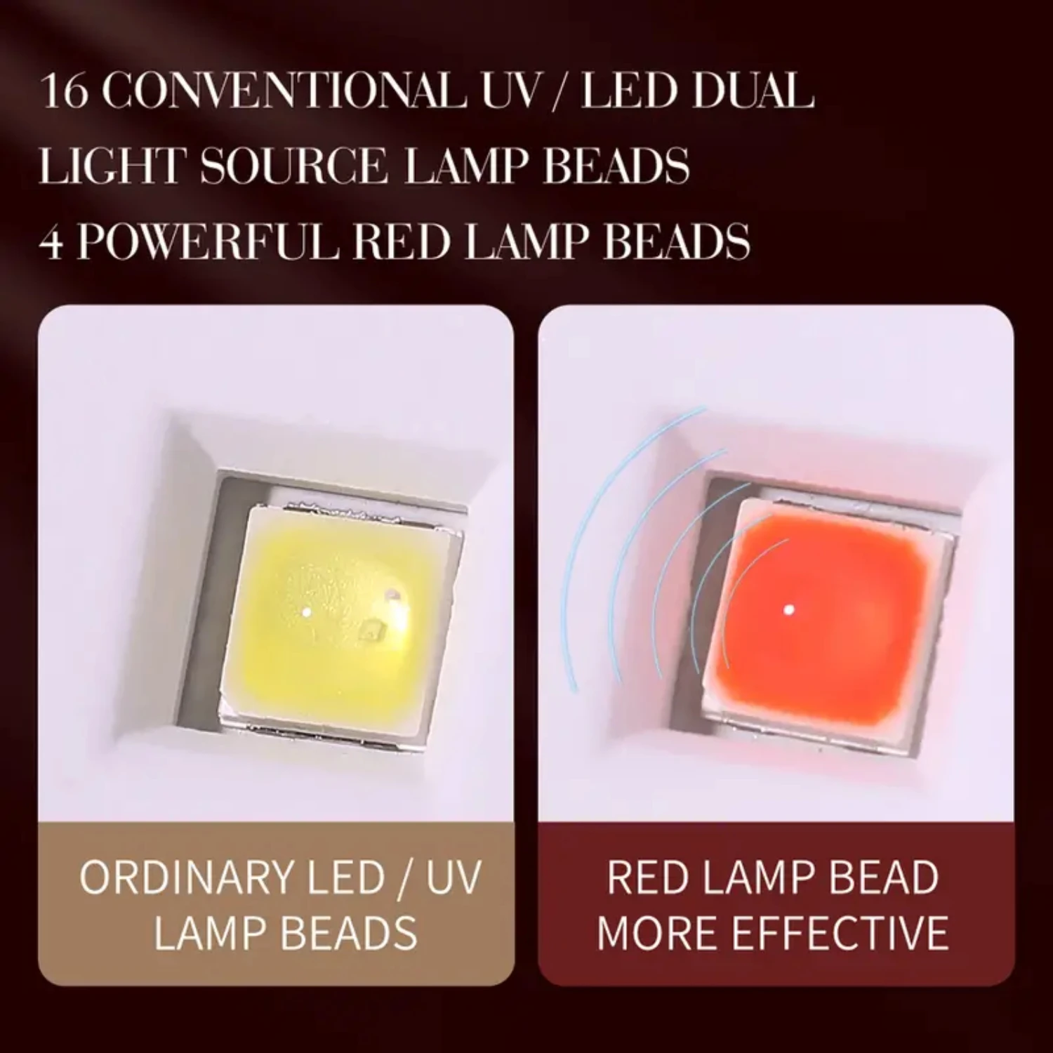 مصباح تجفيف الأظافر LED صغير خفيف الوزن بقدرة 60 وات، شحن USB، مصباح مانيكير مستشعر للحركة للاستخدام المنزلي - مثالي لعلاج الأظافر