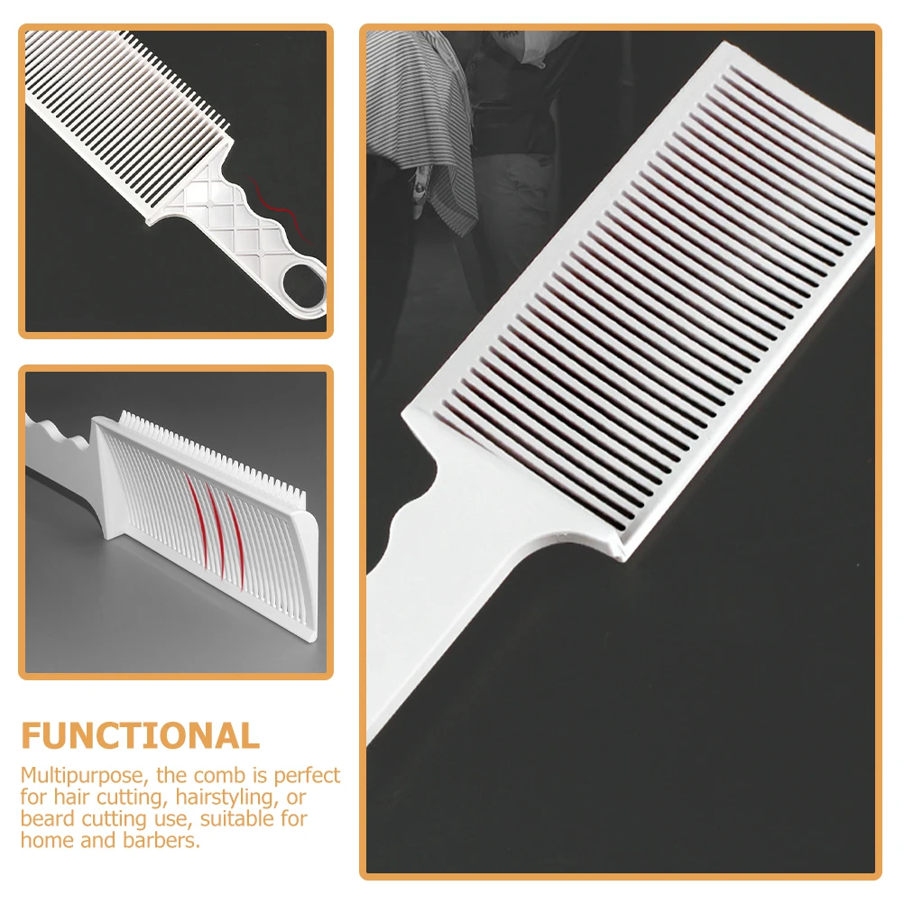 

3 Pcs Hair Comb Clipper for Men Styling Grooming Abs Combs Salon Supplies Barber Professional Cutting Beard Trimming Safe H Use