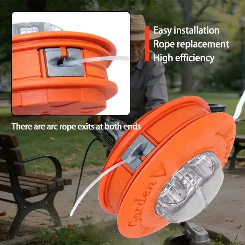 Universal Auto Feed String Trimmer Bump Head Replacement Head for Lawn Grass Trimmer Garden Yard Tools