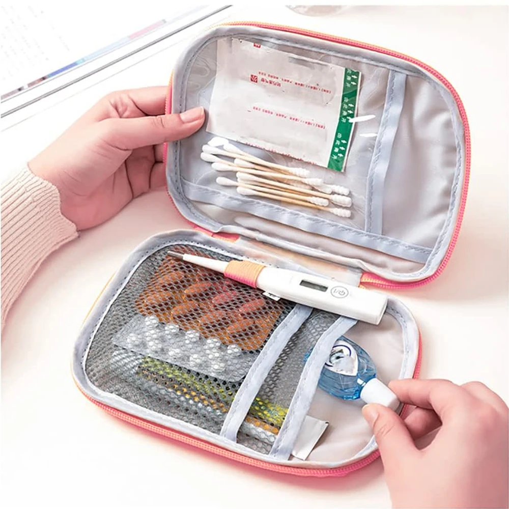 Portable Medicine Bag Cute Organizer Outdoor Household Medicine Pill Storage Bag Travel First Aid Kit Medical Emergency Kits