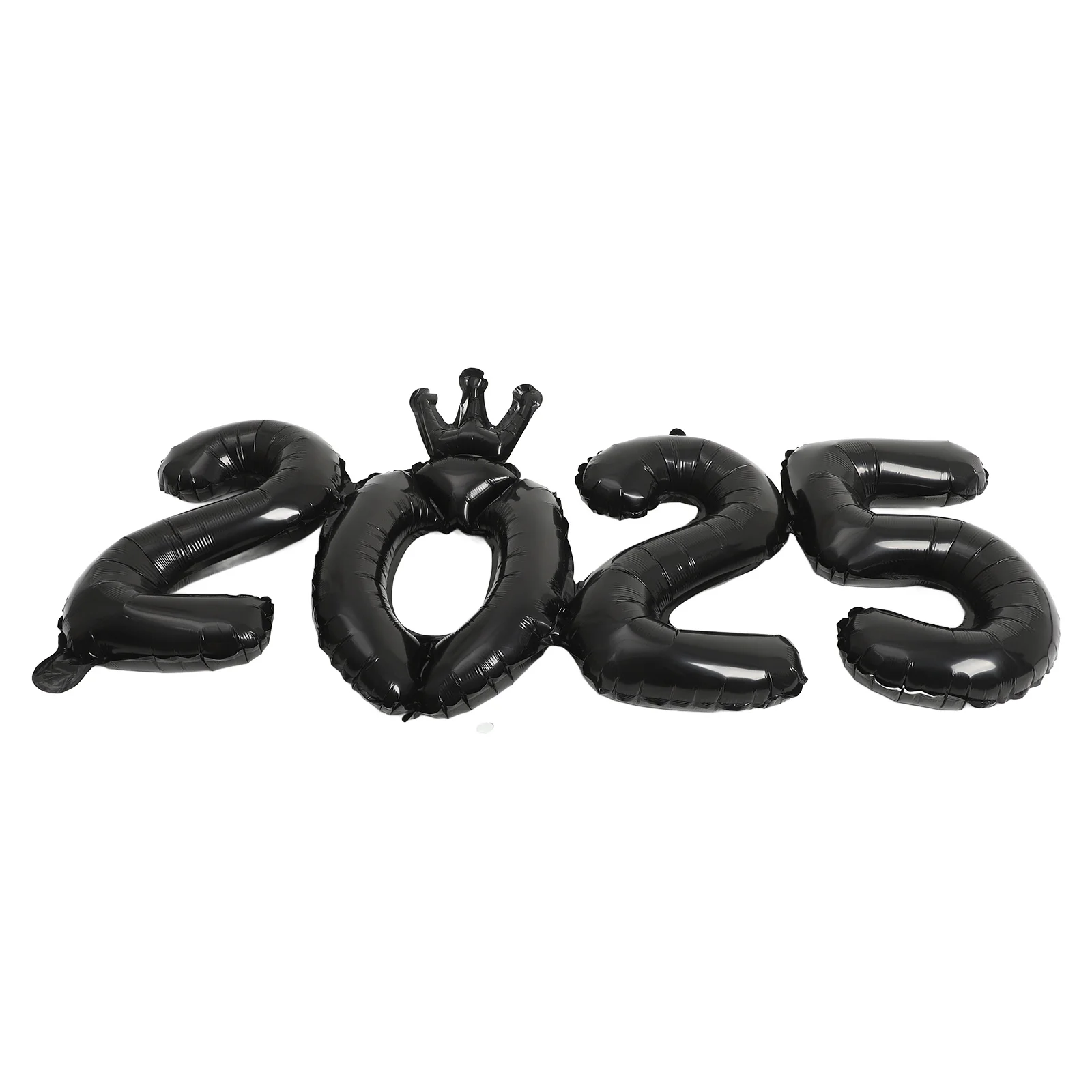 

40 Inch 2025 Number Balloon Set Crown Connected Foil for New Year Eve Party Decoration Happy New Year Balloon Arch Backdrop