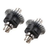 2Pcs Metal Gear Differential QZJ05 For Xinlehong Hosim 9130 9135 9136 9137 9138 Q901 Q902 Q903 1/16 RC Car Upgrade Parts-A83M