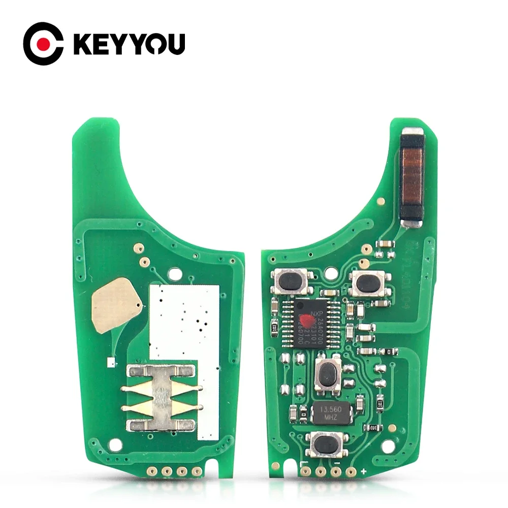 KEYYOU 315MHz/433MHz 2/3/4/5 Buttons ID46Chip For Chevrolet Cruze Malibu Aveo Spark Sail Car Remote Key Electronic Circuit Board