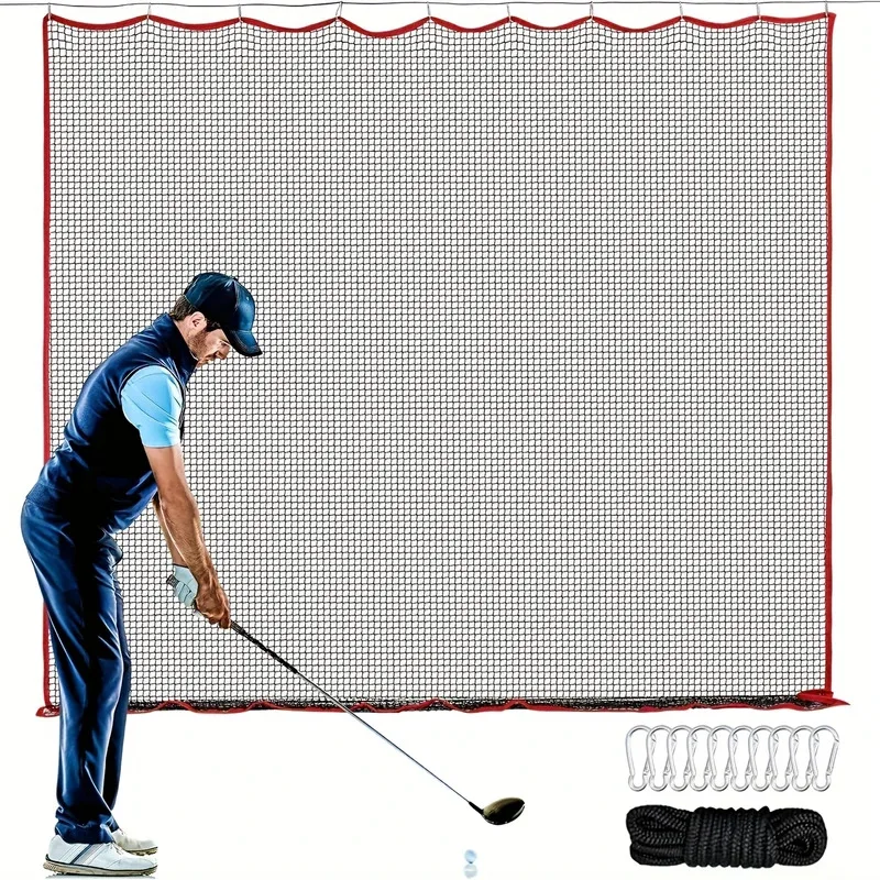Golf Net、10x10Foot Golf Practice Net and Sports Net、High Impact Golf Hitting Barrier Net、Heavy Duty Golf Ball Net，