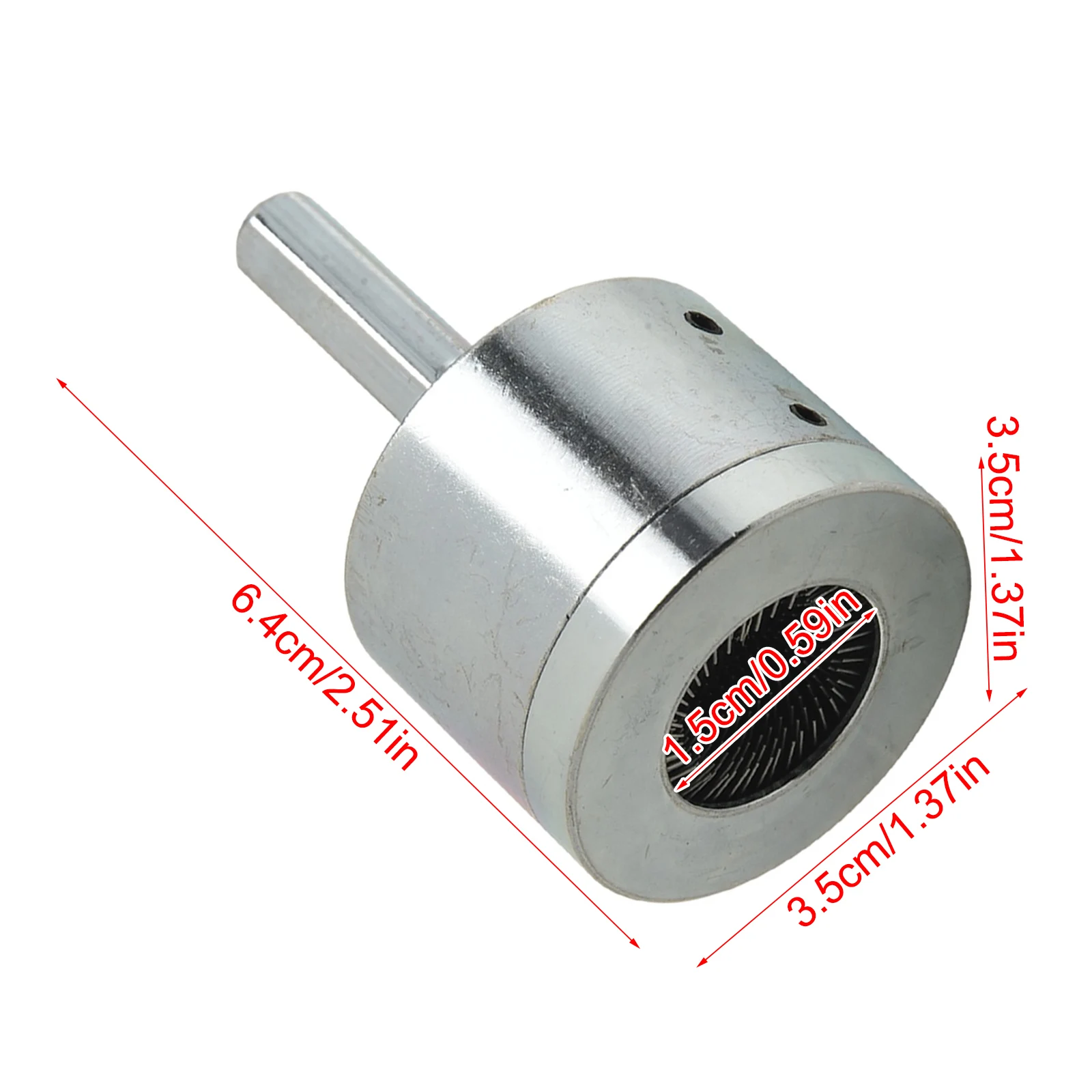 3PCS Metal Pipe Cleaning Brushes with Hexagonal Handles Essential Tools for Effective Deburring of Copper Pipes