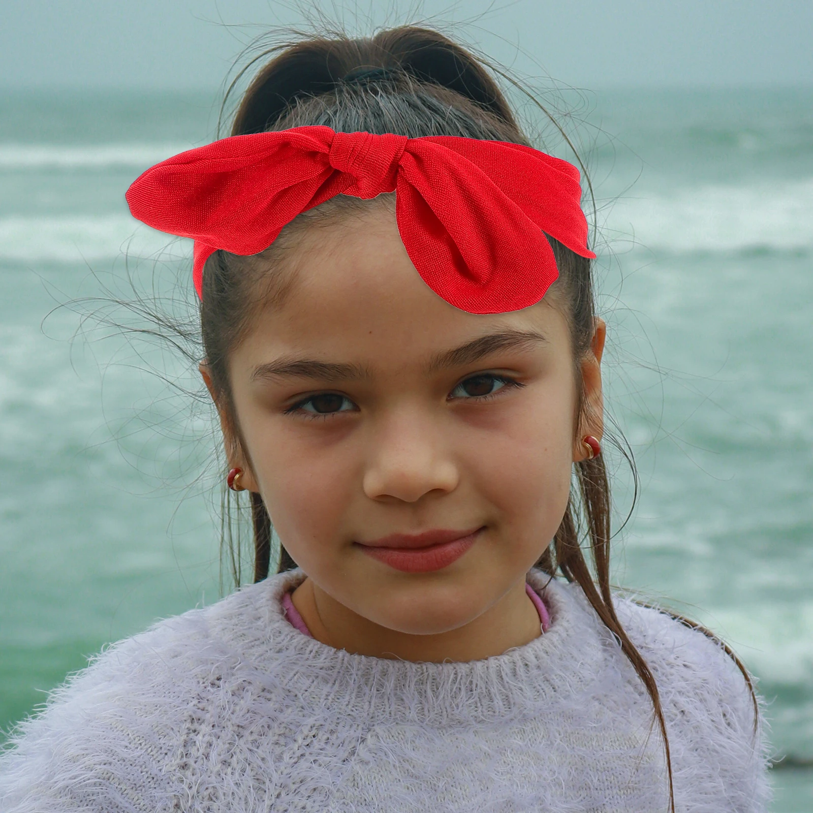 

6 Pcs Bow Headband Headbands Hair Bandanas for Women Rabbit Bunny Ears Hairband