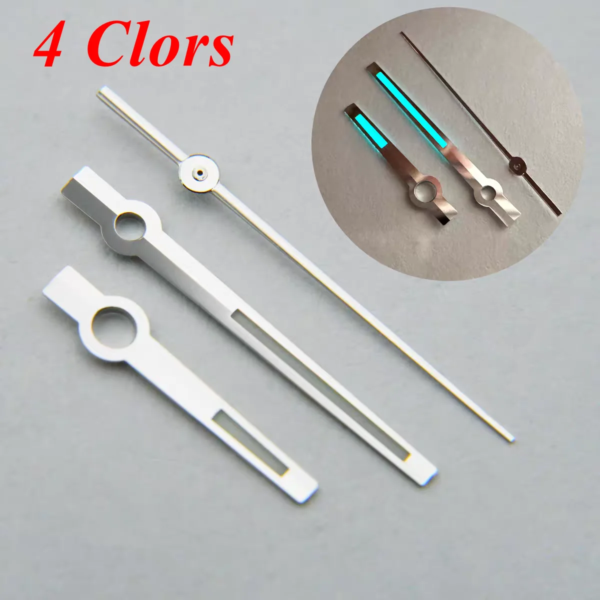 Luminous Watch Hands Dial Components Compatible For Rolex Datejust 41mm 3135/3235/3255 Sliver Blue Gold Rose Movement