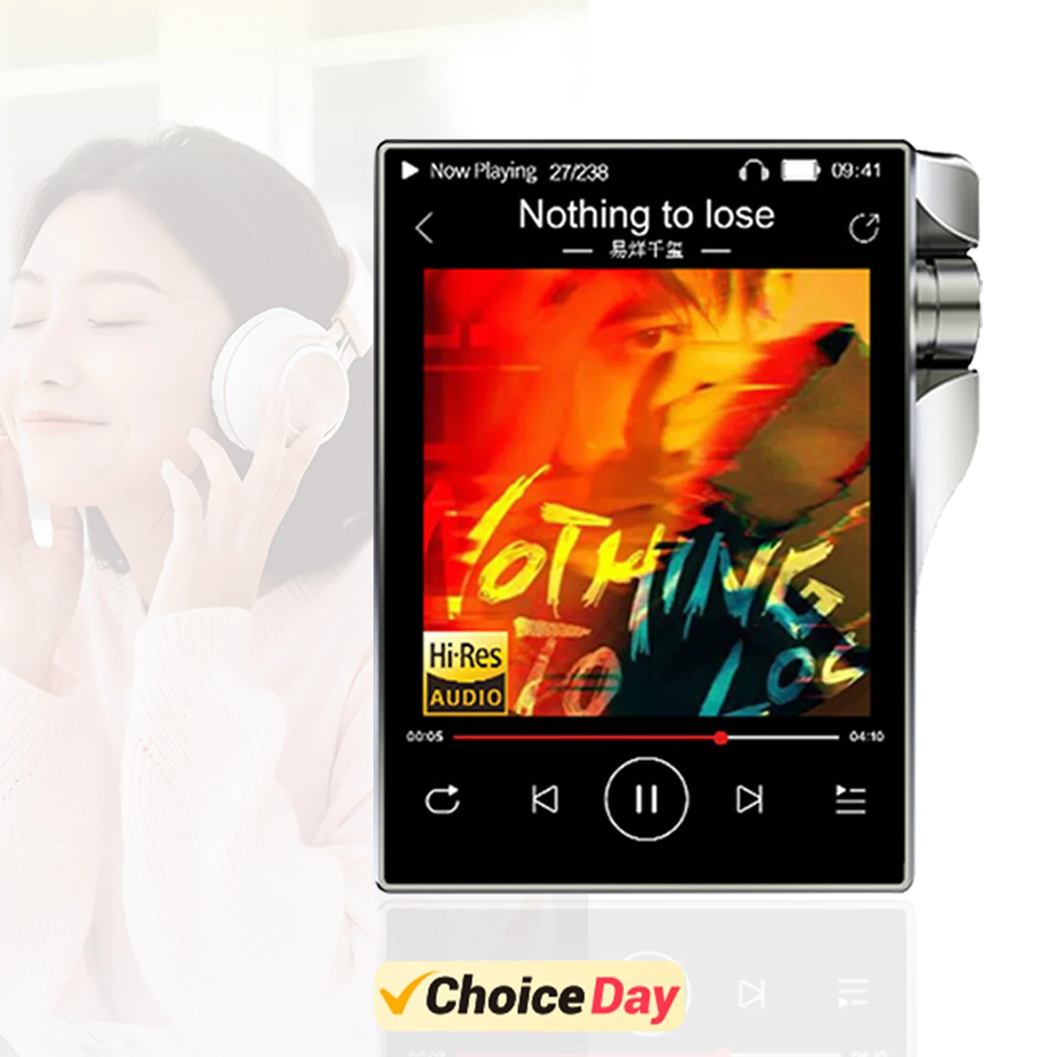 NEW MP3 HiFi Audio Music Player DSD256 Decoding Audiophile Grade Hi-Res Lossless MP3 Player Bluetooth Touch Screen FM /Recorder