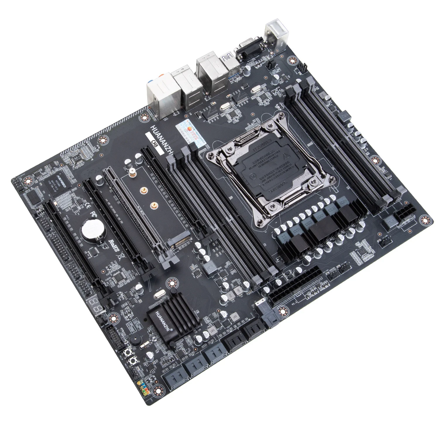 Imagem -03 - Lga 20113 Placa-mãe Suporta Intel e5 2640 2666 2670 2678 2696 v3 v4 Ddr4 Recc Non-ecc Memória Nvme Huananzhi-x99 Ch8