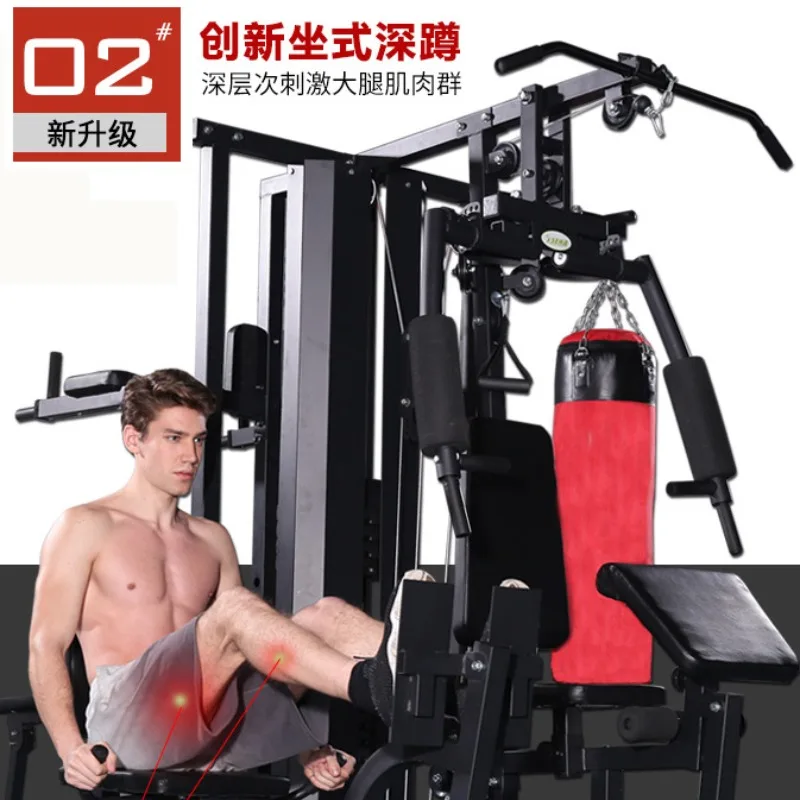 Fitnessgeräte Haushaltsset Kombination Indoor Gym Kraft Umfassende Trainingsgeräte Vier-Personen-Station