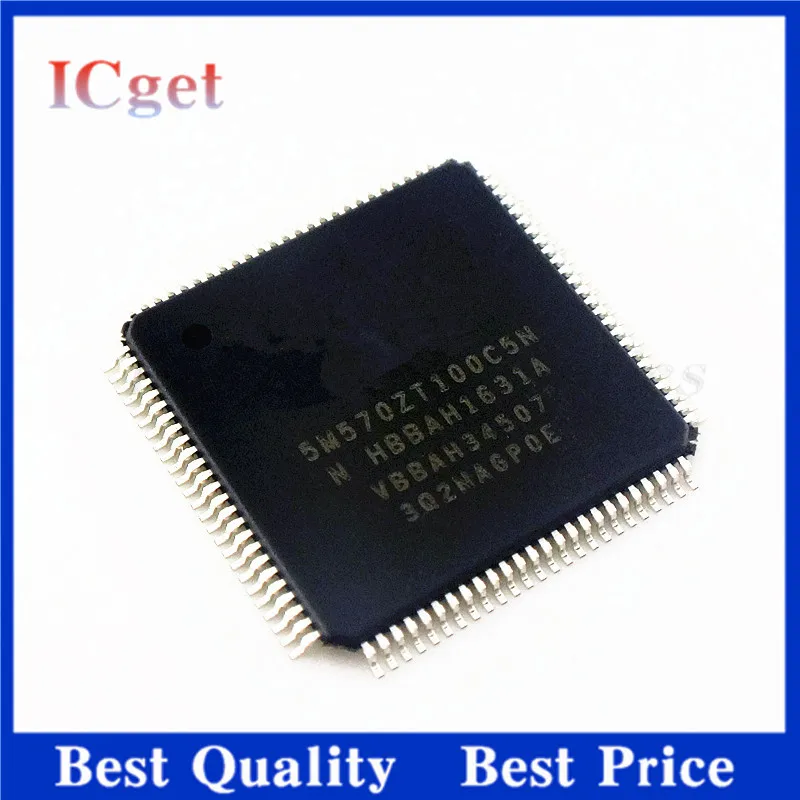 1Pcs New 5M570ZT100C5N I5N 5M570ZT100A5N C4N Programmable Logic Microcontroller Chipew