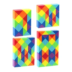 Rainbow Magic Snake Cube Twist Puzzle Toy Speedcube Educational Toys Montessori Juguetes Cumpleaños Invitados Niños