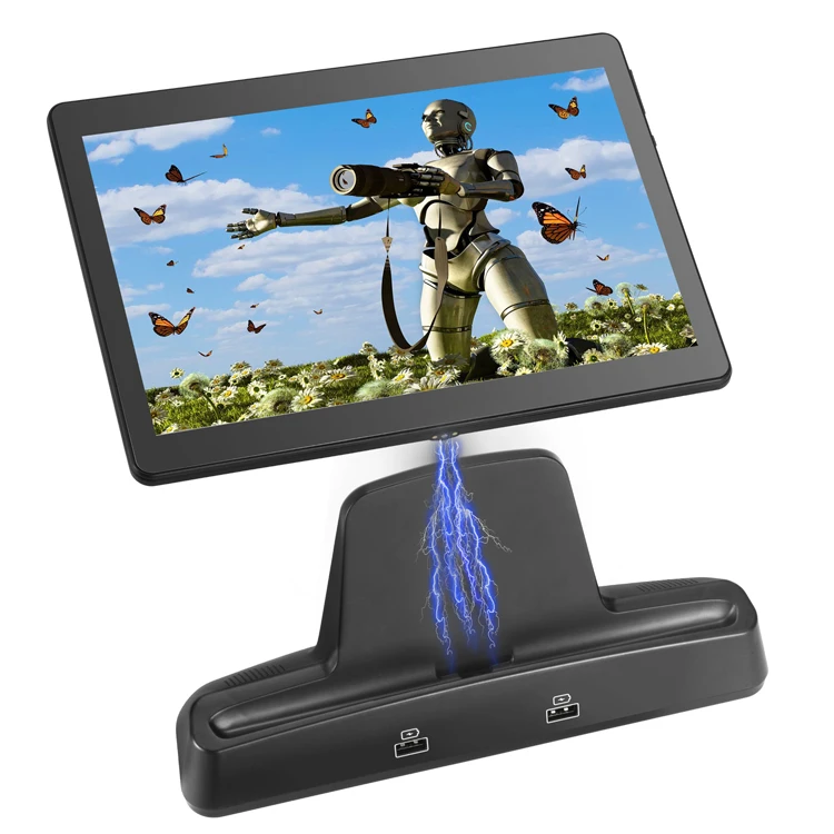 Tablet com Suporte de Carregamento Magnético para Casa Inteligente, Tela Sensível Ao Toque, PC, Android, 3G RAM, 2GB, 10 polegadas, 1280*800 Vidro