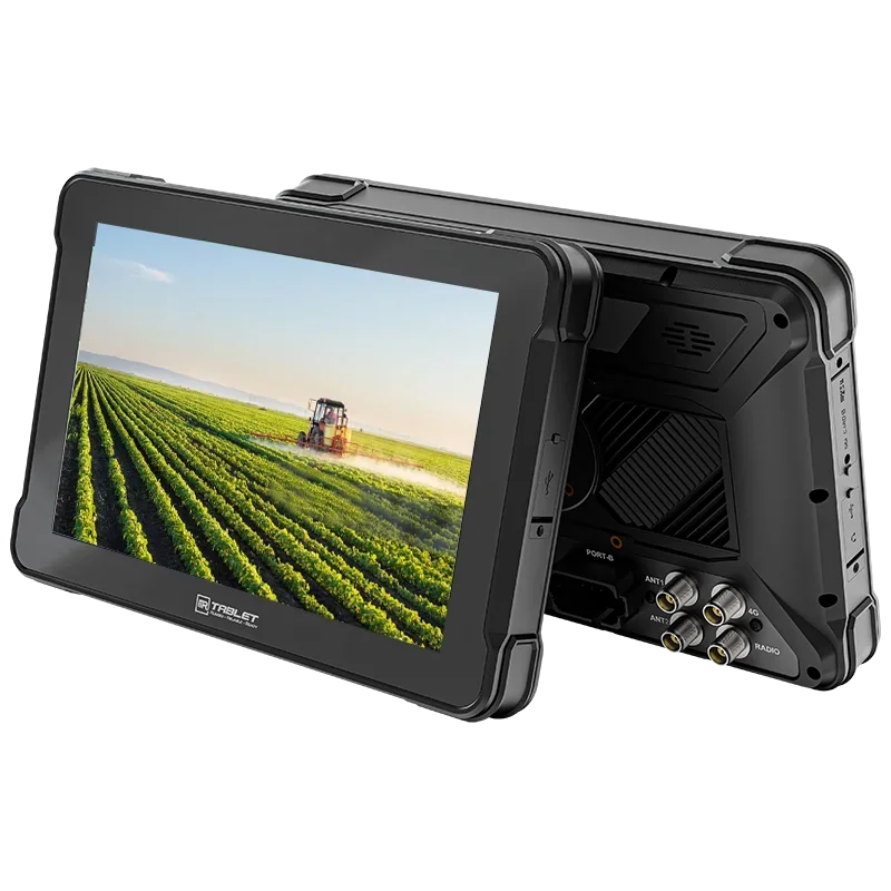 10 Inch Android Tablet Rugged RTK High Accuracy Vehicle Mounted Computer 1000 Nits IP67 waterproof for Agriculture solutions