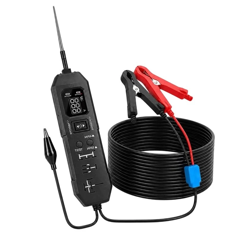NEW-Automotive Relay Tester, Digital Circuit Tester For Vehicle, Power Supply Detection Electrical Fault Diagnosis Tools